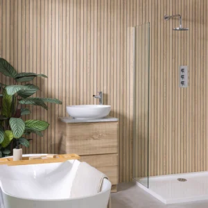 Natural oak wetwall